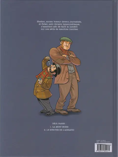 Verso de l'album Shelton & Felter Tome 2 Le spectre de l'Adriatic