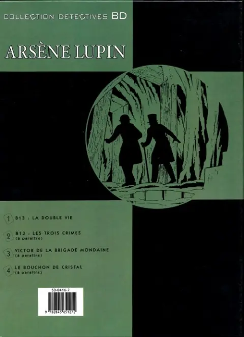 Verso de l'album Arsène Lupin Soleil Tome 1 813: La double vie