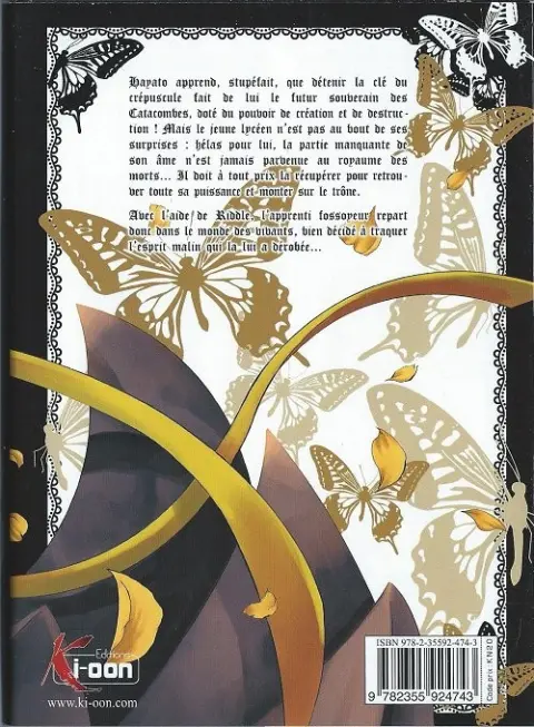Verso de l'album Undertaker riddle 3