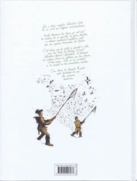 Verso de l'album Valentine Pitié Tome 1 La pierre du matin blanc