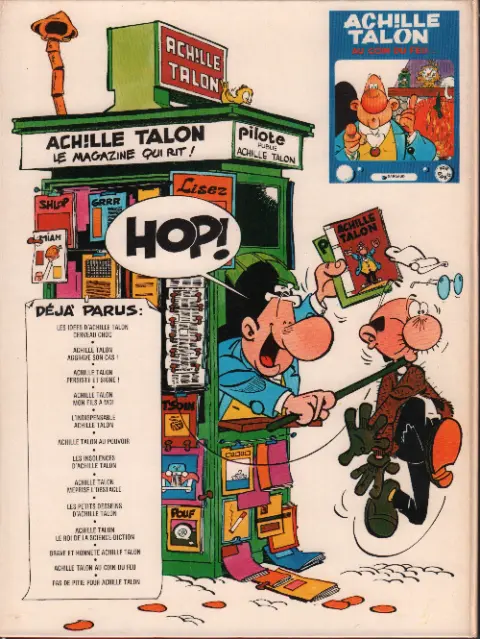 Verso de l'album Achille Talon Tome 7 Les insolences d'Achille Talon