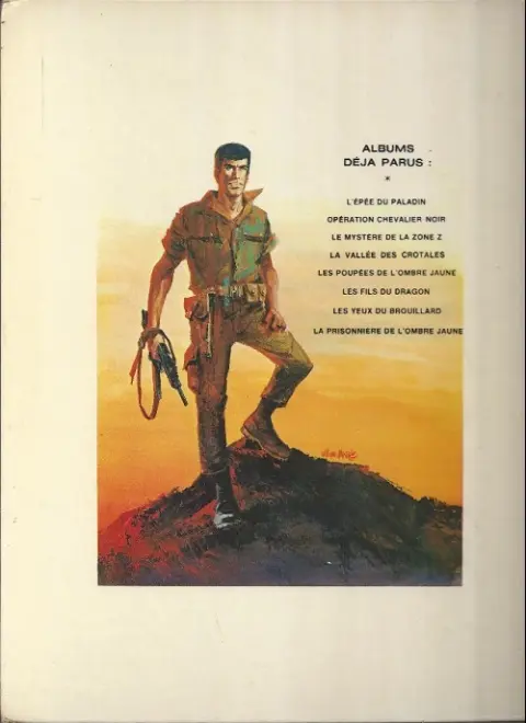 Verso de l'album Bob Morane Tome 10 Opération chevalier noir