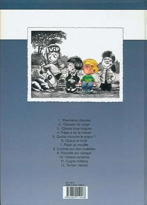 Verso de l'album Cédric Tome 6 Chaud et froid
