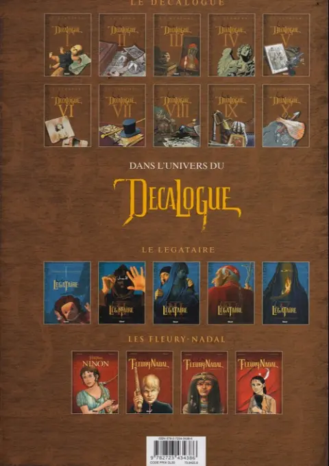 Verso de l'album Le Décalogue Tome 6 L'échange