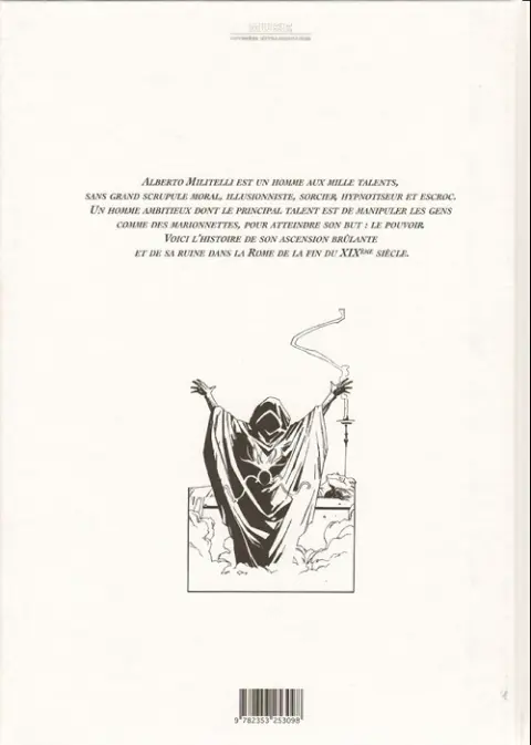 Verso de l'album Le Fauteuil du Diable