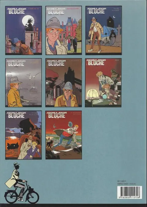 Verso de l'album Jérôme K. Jérôme Bloche Tome 5 Le jeu de trois