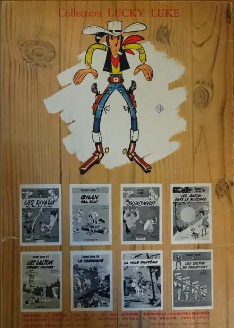 Verso de l'album Lucky Luke Tome 8 Lucky Luke et Phil Defer