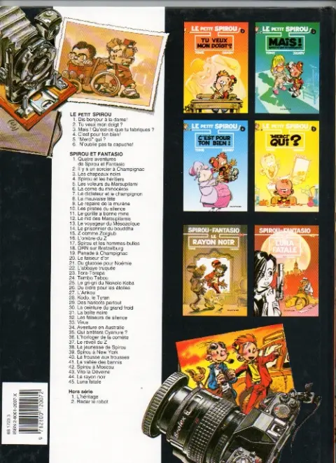 Verso de l'album Le Petit Spirou Tome 4 C'est pour ton bien!