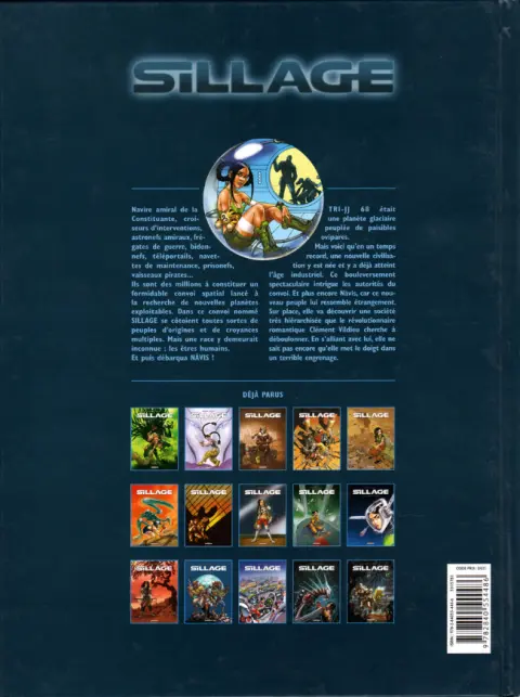 Verso de l'album Sillage Tome 3 Engrenages