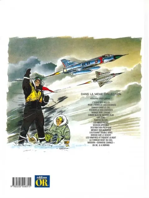 Verso de l'album Tanguy et Laverdure Tome 5 Mirage sur l'Orient