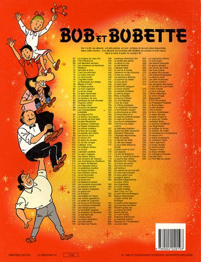 Verso de l'album Bob et Bobette Tome 246 Le pyro-man au piquet