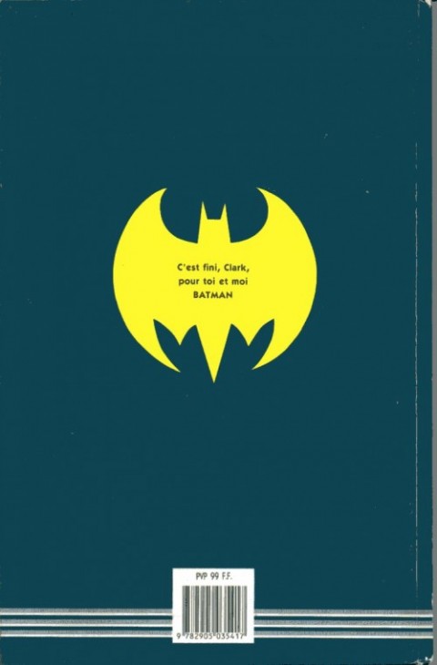 Verso de l'album Batman - Dark Knight Aedena Tome II La Battue et la Chute