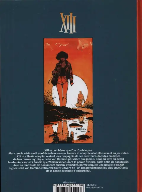 Verso de l'album XIII Le guide complet - Dans les coulisses d'une série mythique