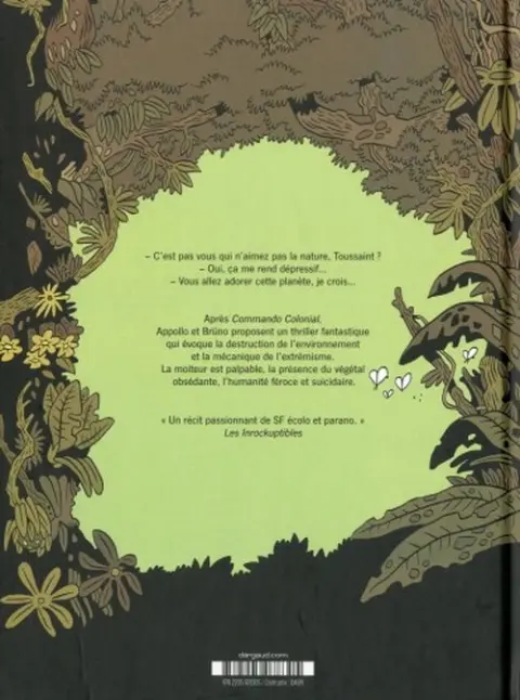 Verso de l'album Biotope Intégrale