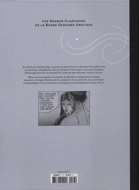 Verso de l'album Les Grands Classiques de la Bande Dessinée Érotique - La Collection Tome 77 Okiya