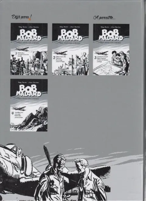 Verso de l'album Bob Mallard Éditions du Taupinambour Contre le cercle de jade