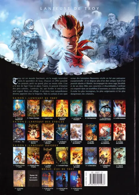 Verso de l'album Lanfeust de Troy Tome 4 Le Paladin d'Eckmül