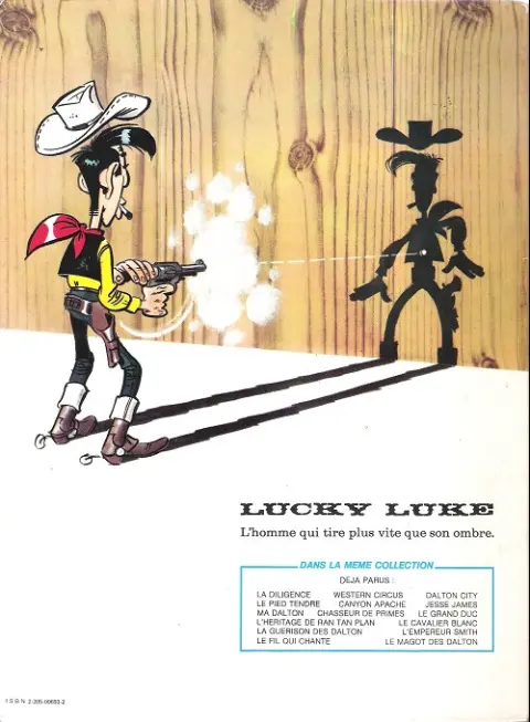 Verso de l'album Lucky Luke Tome 40 Le grand duc