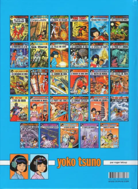 Verso de l'album Yoko Tsuno Tome 29 Anges et faucons