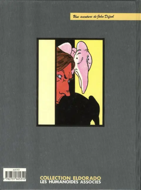 Verso de l'album L'Incal Tome 5 La cinquième essence