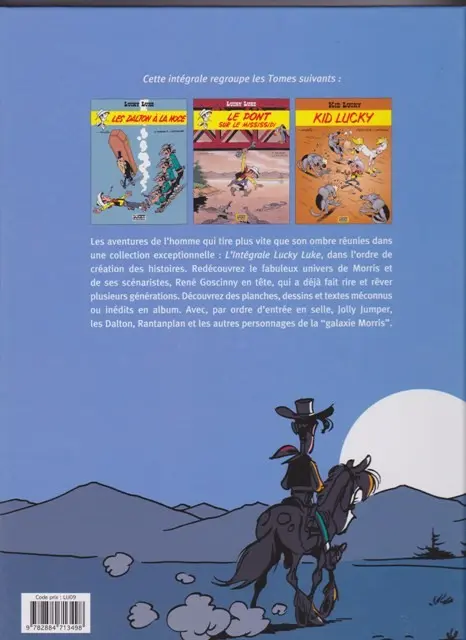 Verso de l'album Lucky Luke L'Intégrale Volume 21