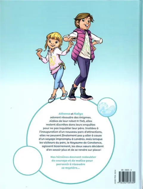 Verso de l'album Studio Bubble Tea Tome 1 Le Royaume de Constance