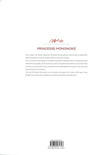 Verso de l'album Princesse Mononoké L'art de Princesse Mononoké