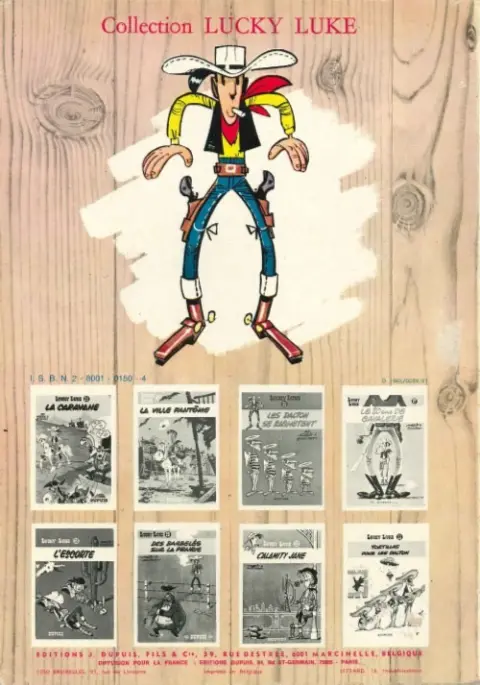 Verso de l'album Lucky Luke Tome 11 Lucky Luke contre Joss Jamon