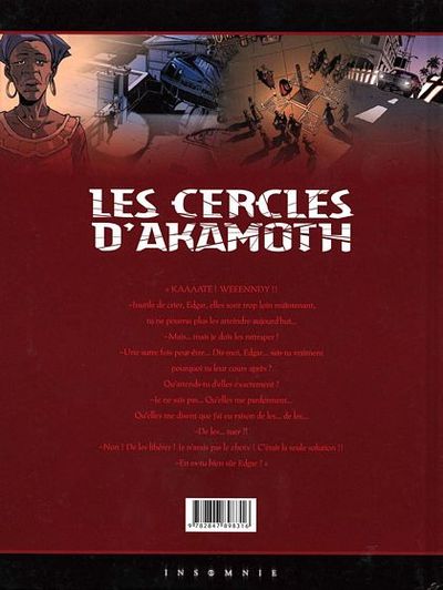 Verso de l'album Les Cercles d'Akamoth Tome 3 L'enfant vaudou