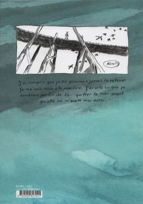 Verso de l'album Une longue canicule