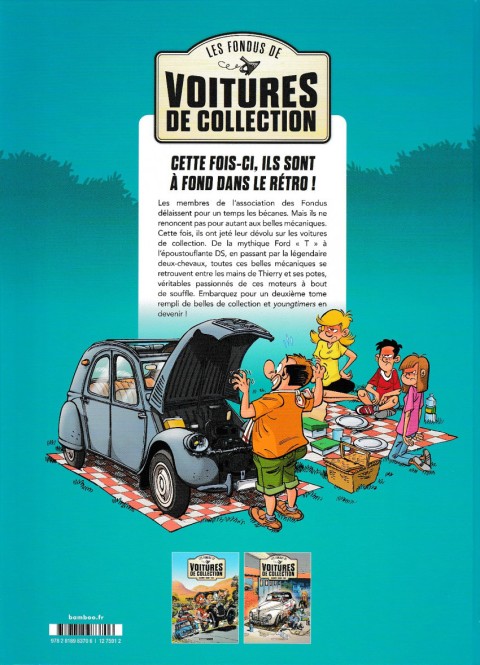 Verso de l'album Les fondus de voitures de collection Tome 2 les fondus de voitures de collection
