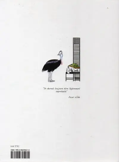 Verso de l'album Le dandy illustré