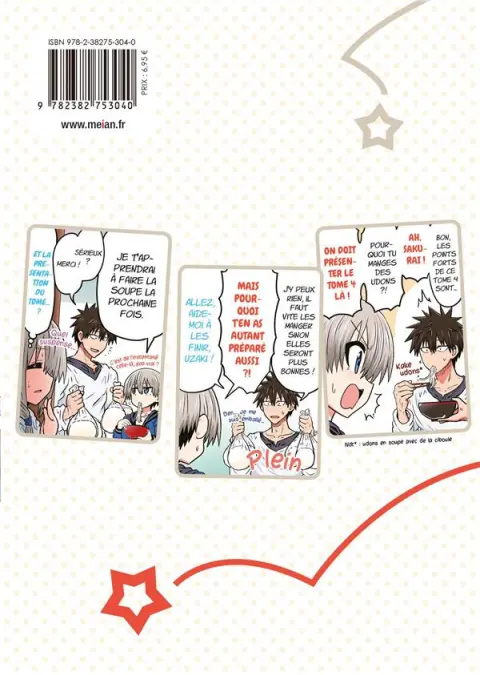 Verso de l'album Uzaki-Chan wants to hang out ! 4