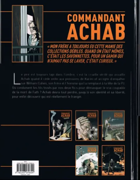 Verso de l'album Commandant Achab Tome 5 Toi, mon frère