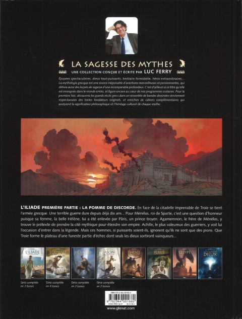 Verso de l'album L'Iliade Tome 1 La pomme de discorde
