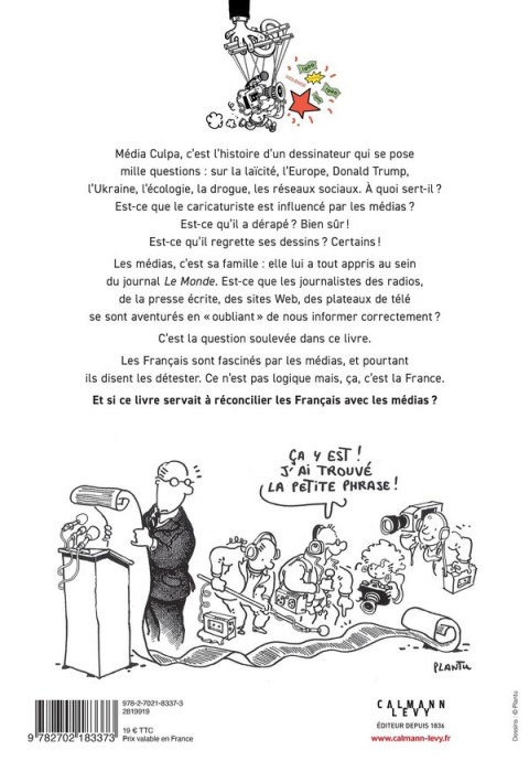 Verso de l'album Media Culpa