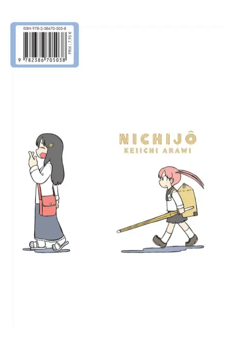 Verso de l'album Nichijô - Récits du quotidien (7)
