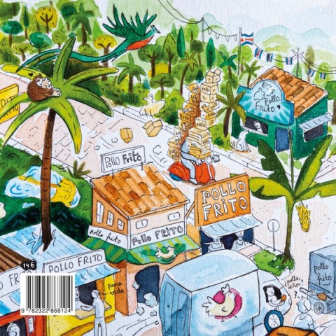 Verso de l'album Chroniques du bout du monde 3 Carnet du Costa Rica - Pura Vida, mode d'emploi