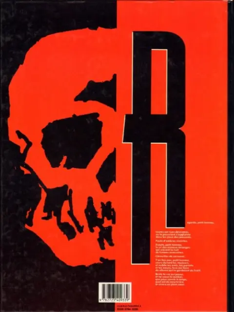 Verso de l'album La Crève
