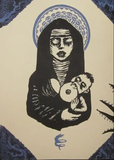 Verso de l'album L'Abbé noir