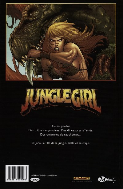 Verso de l'album Jungle girl Tome 1