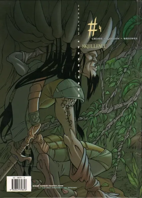 Verso de l'album Kookaburra Universe Tome 4 Skullface