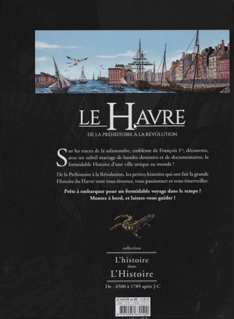 Verso de l'album Le Havre Tome 1 De la Préhistoire à la Révolution