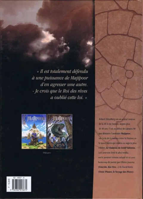 Verso de l'album Majipoor Tome 3 Le Roi des rêves
