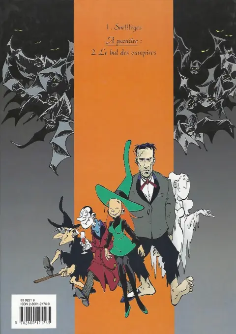 Verso de l'album Mélusine Tome 1 Sortilèges