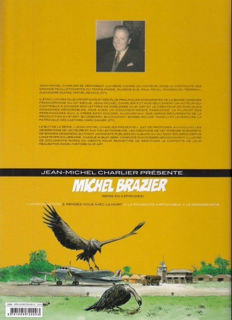 Verso de l'album Michel Brazier Tome 2 Rendez-vous avec la mort