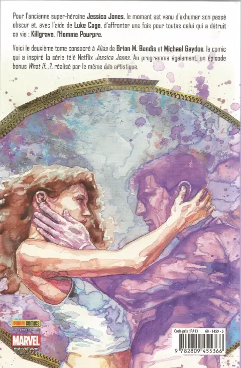 Verso de l'album Alias Pourpre