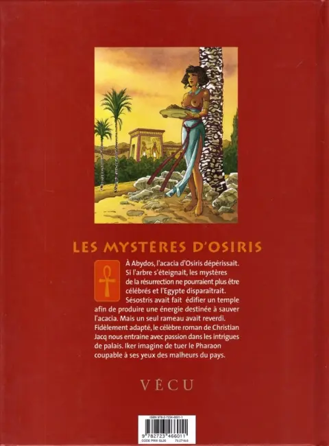 Verso de l'album Les Mystères d'Osiris Tome 3 La conspiration du mal