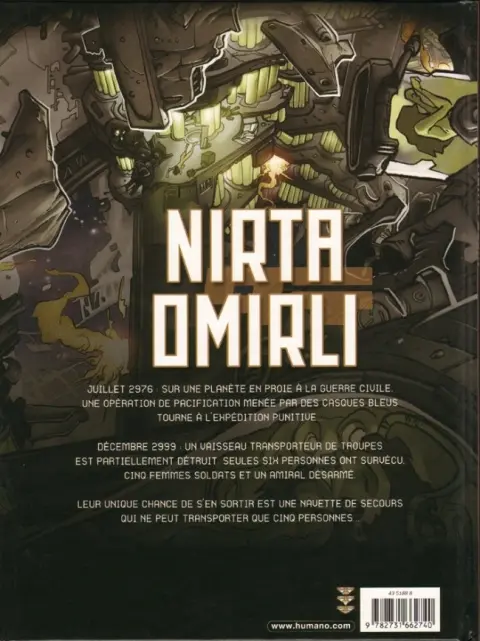 Verso de l'album Nirta Omirli Tome 1 Un jeu cruel