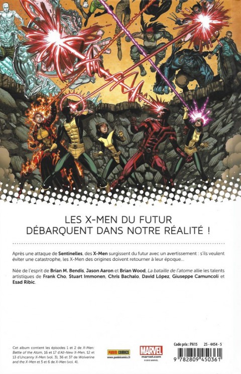Verso de l'album All-New X-Men Tome 4 La Bataille de l'Atome